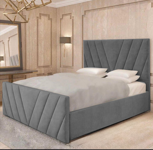 Cadre de lit à panneaux Sunrise V | Cadre de lit