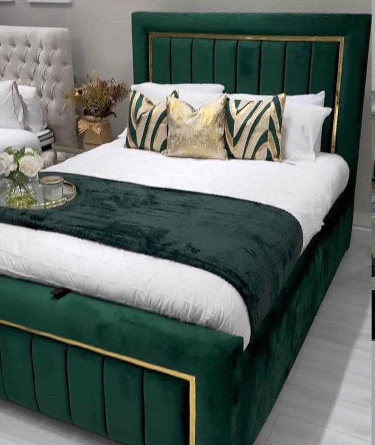 Lit à bandes Reflex Gold | Cadre de lit