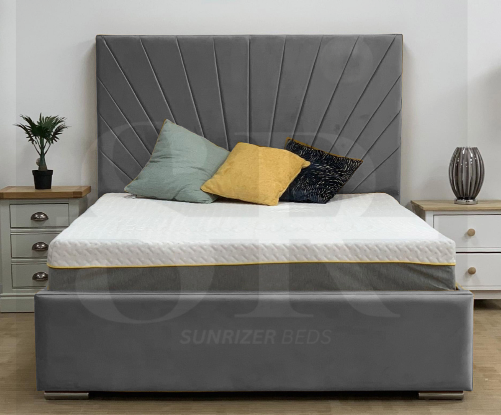 Tokyo Sunrise Panel Bed | Bed frame
