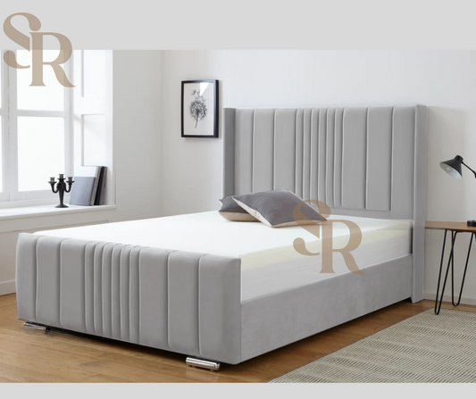Milan Winback | Bedframe met vleugelrug