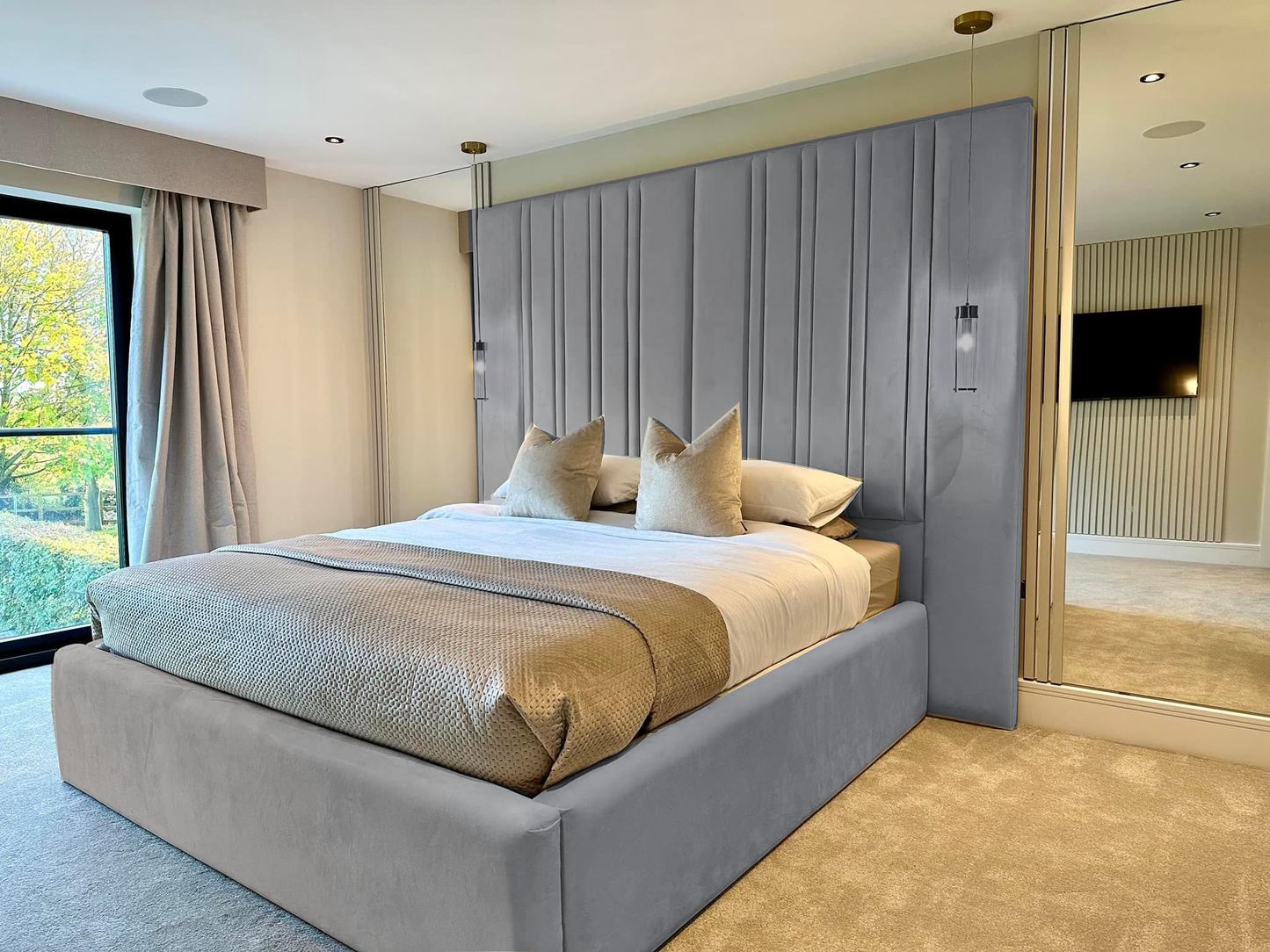 Memphis Luxury Panel bed | Bed Frame