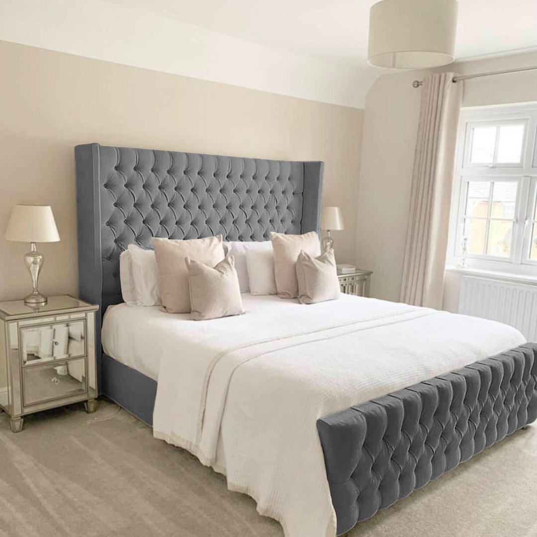 Serene Bed frame | Wingback Bed Frame