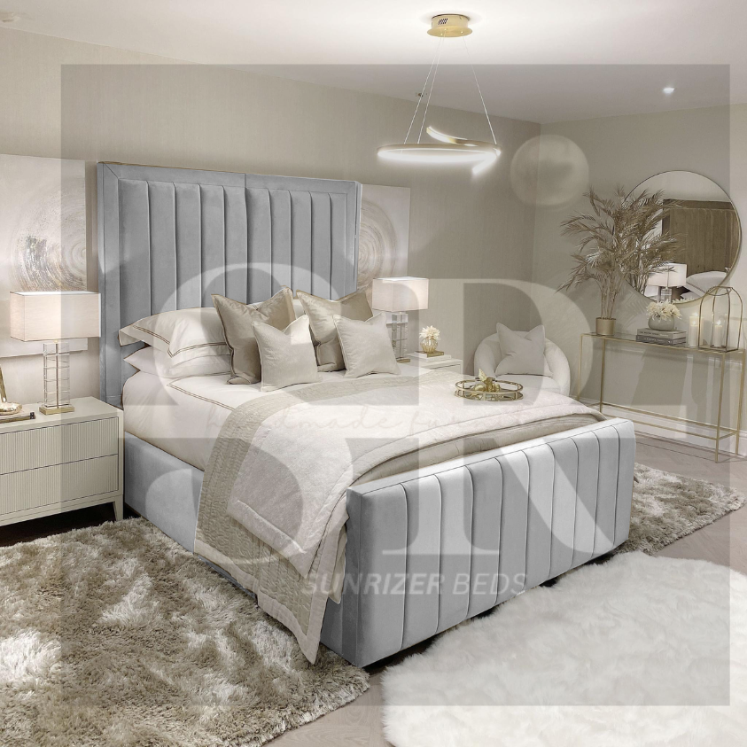 Manhattan Bed Frame with Lines