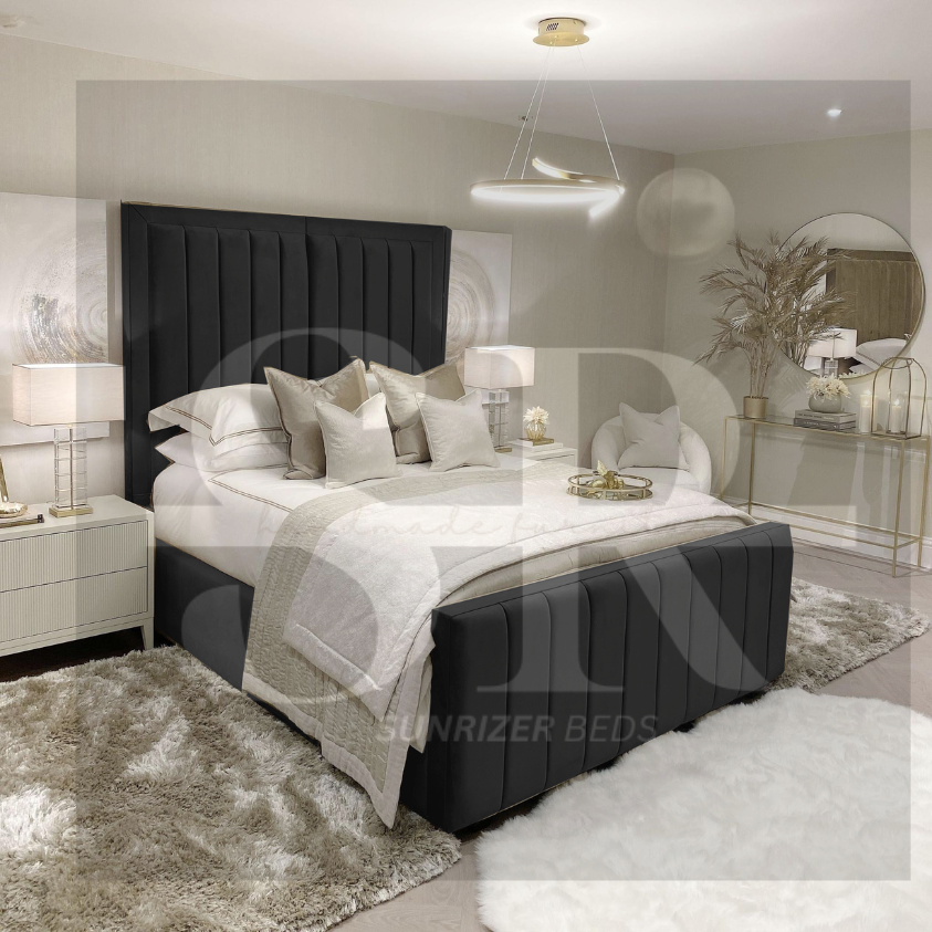 Manhattan Bed Frame with Lines