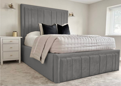 Knight Panel bed | Tall headboard Bed frame