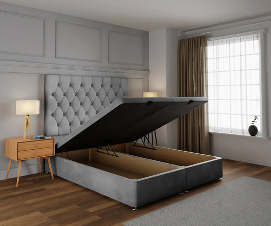 GLITZ OTTOMAN BED | OTTOMAN STORAGE BED