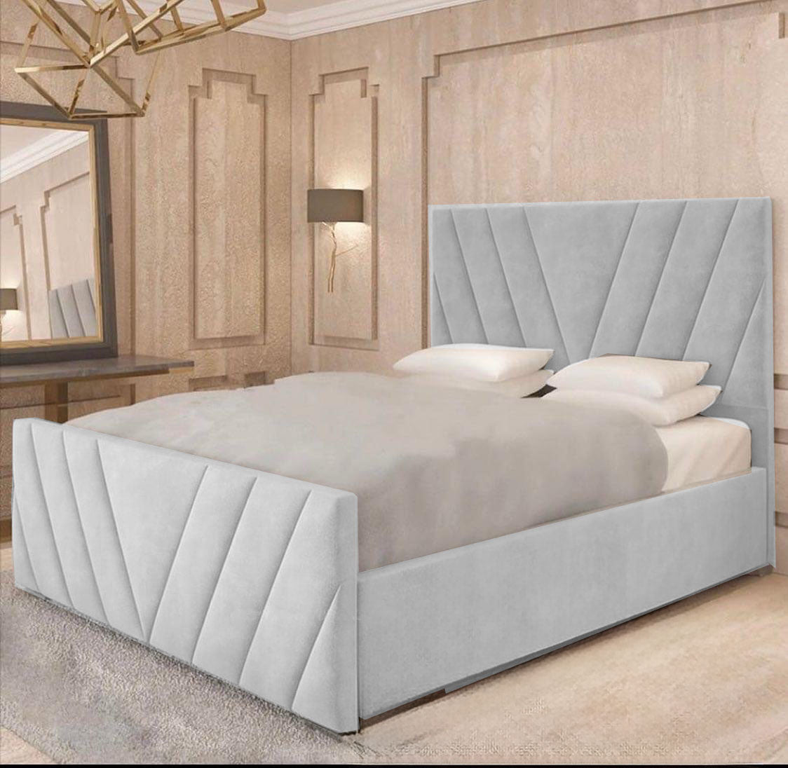 Sunrise V Panel Bed Frame | Bed Frame