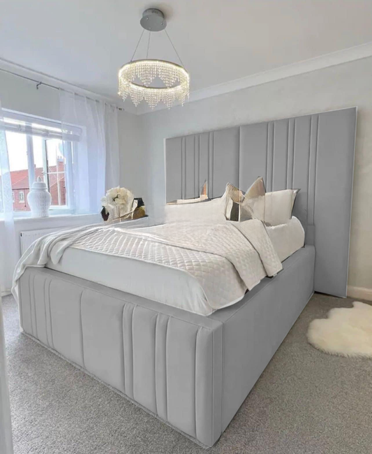 Mia Wide Panel Bed | Bed Frame