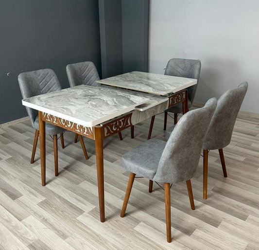Milano Table With 6 Chairs