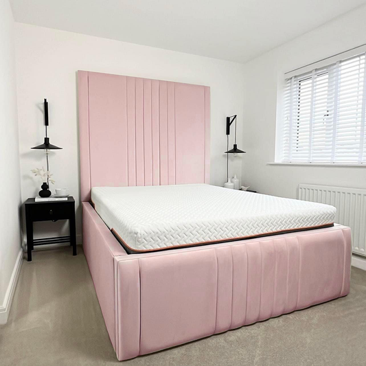 Allure Luxury Bed Frame | Tall Headboard  Bed Frame