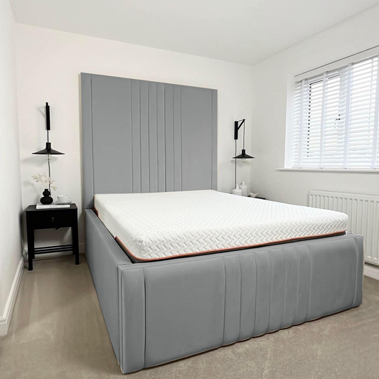 Allure Luxury Bed Frame | Tall Headboard  Bed Frame