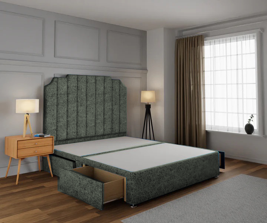 Crown Style Divan bed | Storage bed