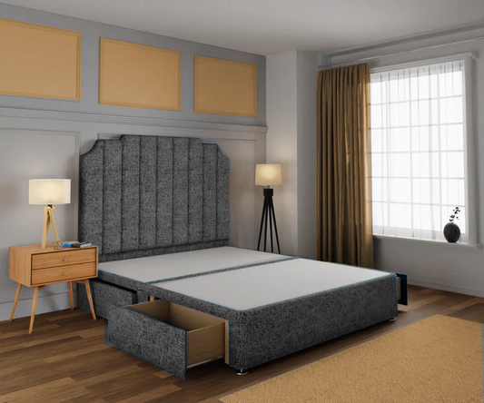 Crown Style Divan bed | Storage bed
