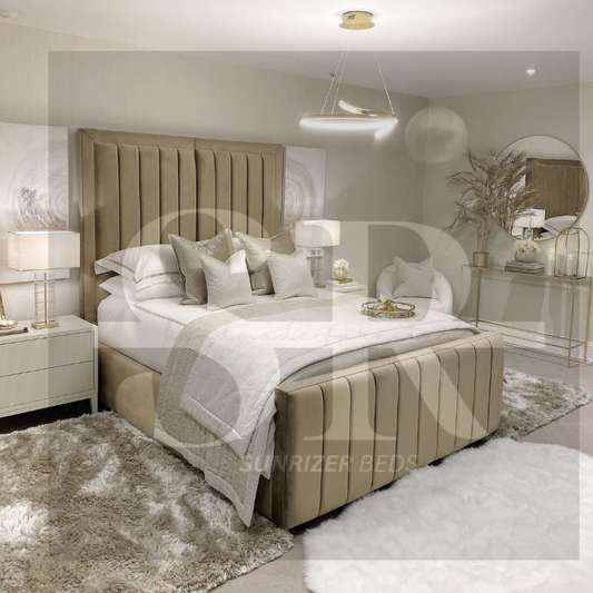 Manhattan Bed Frame with Lines