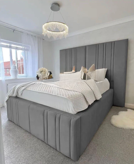 Mia Wide Panel Bed | Bed Frame