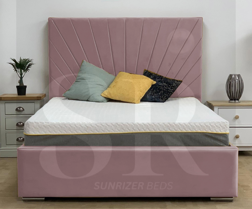 Tokyo Sunrise Panel Bed | Bed frame