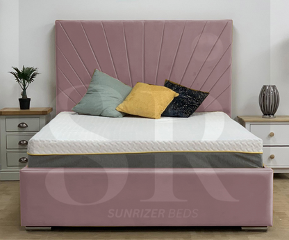 Tokyo Sunrise Panel Bed | Bed frame