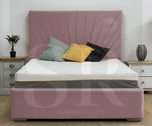Tokyo Sunrise Panel Bed | Bed frame
