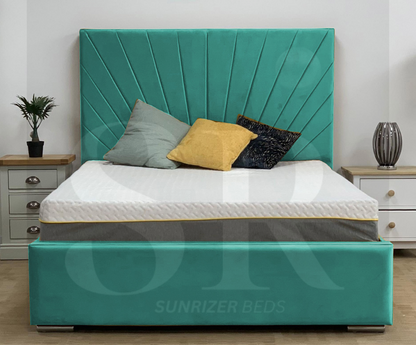 Tokyo Sunrise Panel Bed | Bed frame